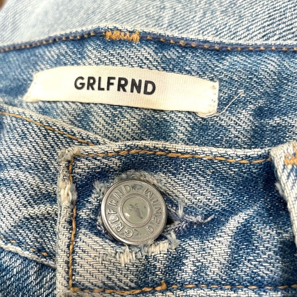 GRLFRND Karolina High Rise Distressed Skinn Jeans in Last Dance Retro Vintage - Picture 12 of 13